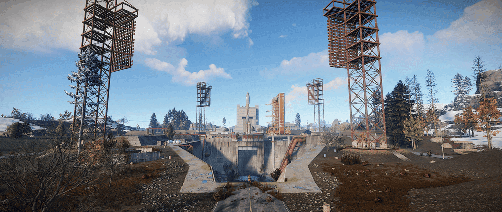 Красная карта Rust: Военные туннели и Космодром — скриншот Rust 3