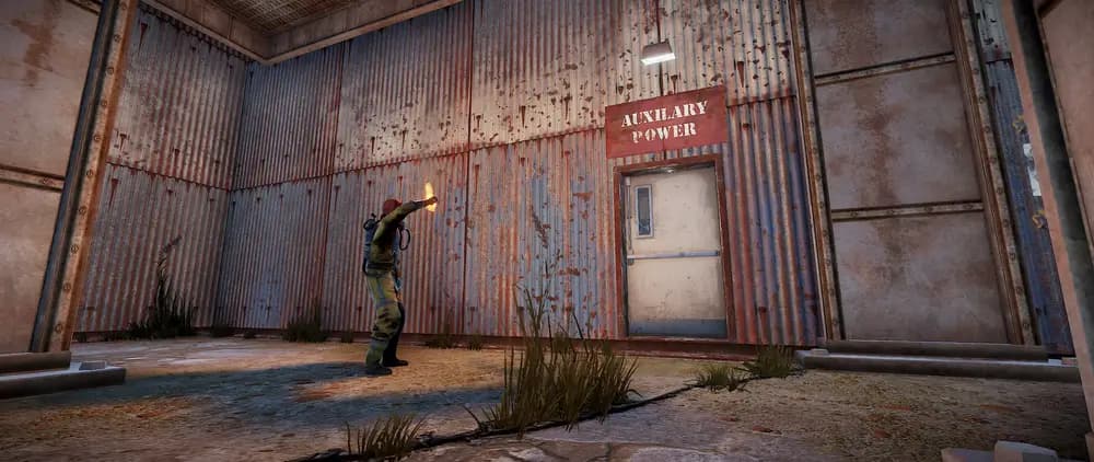 Красная карта Rust: Военные туннели и Космодром — скриншот Rust 1
