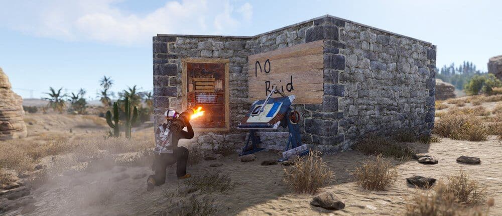 Рейды в Rust: взрывчатка, расчёт и тактика — скриншот Rust 3