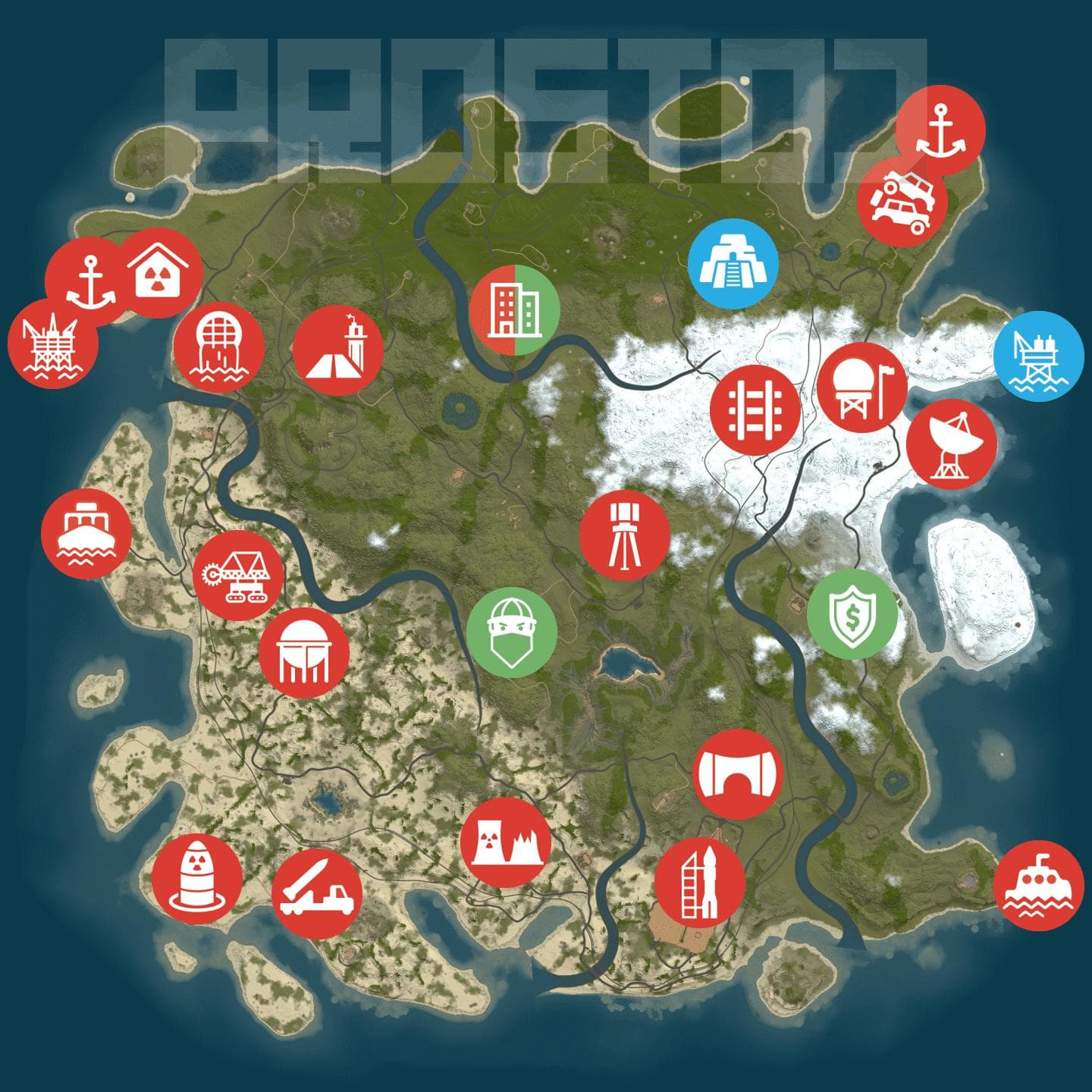 Текущая карта: ПРОСТОЙ #4 PVE [Мирный]