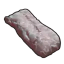 Raw crocodile meat